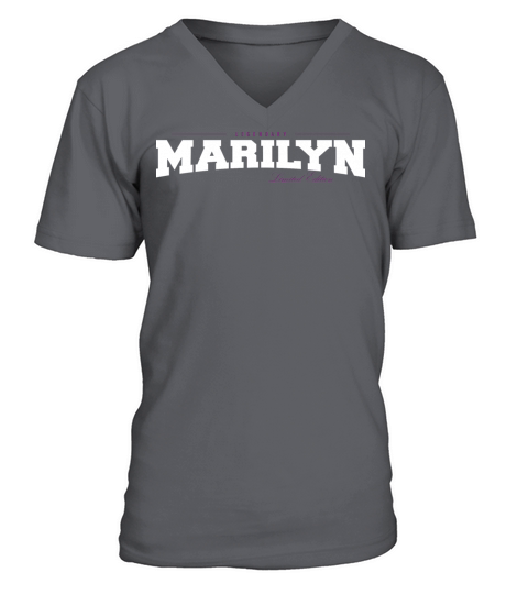 Marilyn Name Limited Edition Funny Retro Vintage V-Neck T-shirt