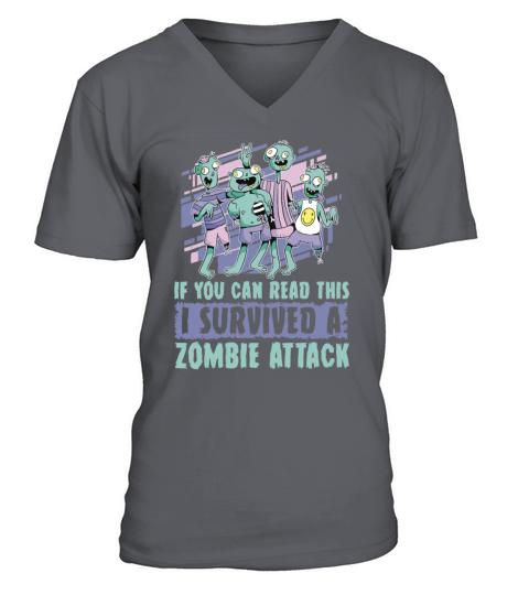 Zombies V-Neck T-shirt