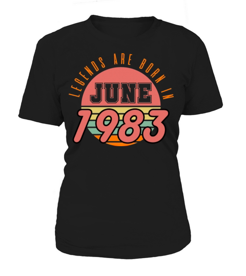 1983 vintage born in June gift Women's T-Shirt