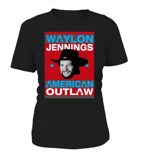AMERICAN OUTLAW - WAYLON JENNINGS Women's T-Shirt