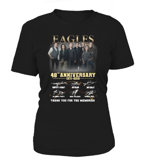 Eagles 48th anniversary 1971-2019 thank you for the memories shirt Women's T-Shirt