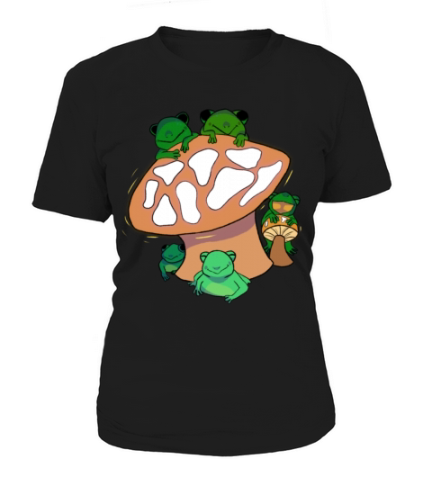 frog with mushroom Women's T-Shirt