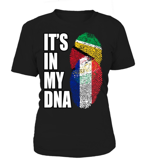 Guyanese And French Mix Heritage DNA Flag Women's T-Shirt