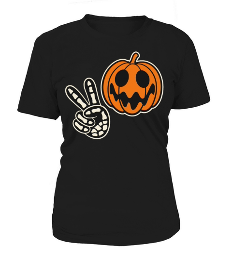 Halloween Pumpkin Skeleton Women's T-Shirt