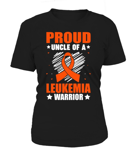 Uncle Leukemia Cancer Awareness Warrior Support Or Women's T-Shirt