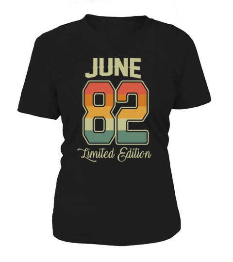 Vintage 40th Birthday June 1982 Sports Gift Women's T-Shirt