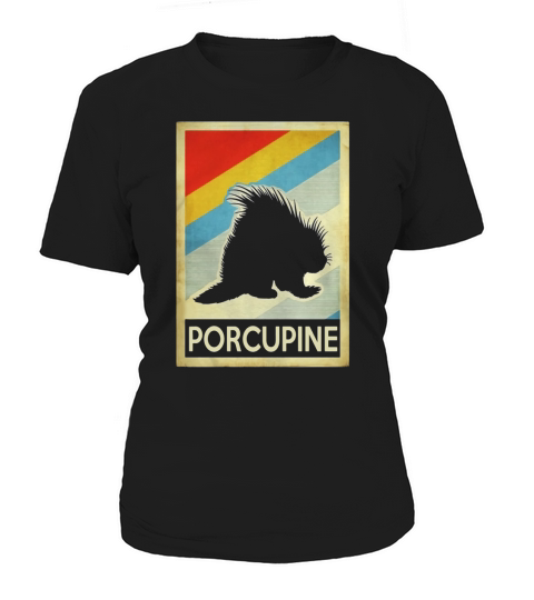 Vintage style porcupine shirt Women's T-Shirt
