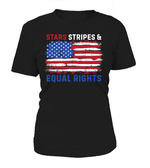 Vintage USA Flag x Stars Stripes Equal Rights Women's T-Shirt